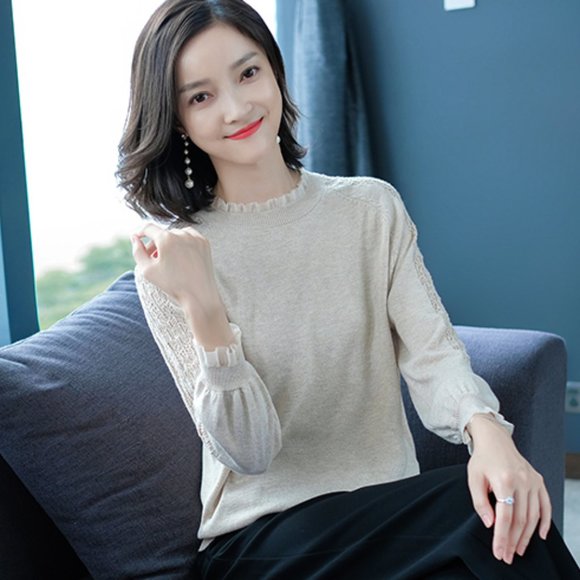 Women's lace top 2021 new women's hot style with s - Picture 2 of 4